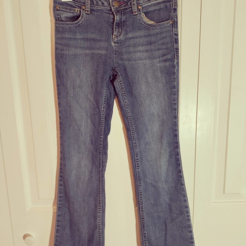 Lands End girls size 10 bootcut jeans